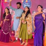 Shivani Baokar Instagram - ‘लवंगी मिरची’ टिमची ठसकेदार एन्ट्री! ‘लवंगी मिरची’ झी मराठी उत्सव नात्यांचा! #उत्सवनात्यांचा #UtsavNatyancha #ZeeMarathi #MeMarathi