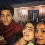 Shraddha Sharma Instagram - I attended my FIRST EVER Diwali party last night and it was hella fun❤️❤️❤️ @tripathimanya I love you ❤️❤️ @shraddhashreee @akeylessplayskeys Thank you for having me🥹❤️