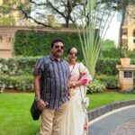Shreya Bugde Instagram - What is known as romance & love in novels is actually commitment & sacrifice in real life. Your story is a timeless & beautiful example of what it takes to be husband & wife. May what you have together just keep growing in beautiful ways!!!! Happy 42nd wedding anniversary baba & mumma ! ♥️ & mumma ,rightly so like your new Ink conveys ,the secret to happiness is FLOWING with the FLOW & not forcing #anugachatupravaham 😘 stay madly & deeply in love forever! #momgotinkedtoo #anugachhatu_pravaham #flowwiththeflow #letloveflow