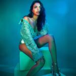 Shriya Pilgaonkar Instagram - 🪩 Shot by @tejasnerurkarr Styled by @shreejarajgopal HMU @natasha_mathias_ Earrings @shoplune Bodysuit @thedashanddot Jacket @myalmari_ Heels @sephyr_official #Silver #Disco #portraits #stylefile #ootn #ShriyaPilgaonkar