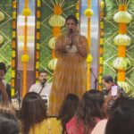 Shriya Pilgaonkar Instagram - I’m still in trance after this divine evening 🧡A full house of legends performing for Bappa 🙌🏼🙏🏼Thank you for being such gracious hosts @shankar.mahadevan @sangeeta.mahadevan @shivammahadevan @siddharth.mahadevan