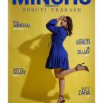 Shruthi Prakash Instagram - I’ll be the song you hum unconsciously 🧸 My wonderful team ♥️ @sujaynaidu @minchubysujaynaidu @makeupbyaanchalbalaraj #shrutiprakash #picture #post #blue #yellow #comingsoon #potraits #shoot #yay #jolly #lifeisgood