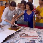 Shruthi Prakash Instagram - The first half of my birthday went something like this and I can’t be more grateful and happy 🥺♥️ I was going to an old age home but learnt that some of the kids haven’t celebrated their birthdays so well when you can make a difference why not ♥️ I thank you all for the wonderful wishes 🤗🌟 #shrutiprakash #reels #birthday #grateful #blessed #kids #sukoon