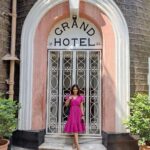 Shruthi Prakash Instagram - Pretty in pink and all🎀 PC @sandeepkriplani #shrutiprakash #town #sunday #somethingiscoming #yay