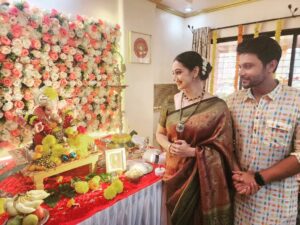 Shruti Marathe Instagram - गणपती बाप्पा मोरया 🌼 🌸