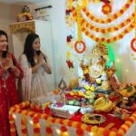 Shubhi Sharma Instagram - 🙏Ganpati Bappa Moriya. @item_queen_seemasingh