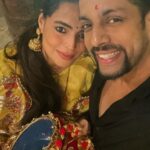 Shweta Bhardwaj Instagram - @salilacharya we love food but #karvachauth is the day we now not more then each other wish u my love happy healthy long blessed life …. Love you till the moon 🌝 come then I will love to eat with u …