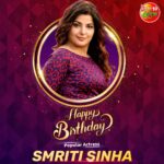 Smrity Sinha Instagram - सफलता अउर ख़ुशी के छुईं मक़ाम Enterr10 Rangeela के ओरी से अभिनेत्री Smrity Sinha के जन्मदिन के ढेरों शुभकामना #Happybirthday #SmritySinha #Bhojpuriactress