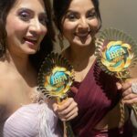 Smrity Sinha Instagram – We won 💕💕💕
Me : Best Debutant Actress
@smritysinha_official Ji : Best Actress critic 🥰🥰🥰
Girl power 🌸 Coca-Cola Arena
