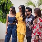 Smrity Sinha Instagram - Pushkar Jog, Pooja Sawant, Disha Pardeshi and Smrity Sinha for the poster launch of "Musafiraa" #musafiraa #posterlaunch #film #movie #PushkarJog #poojasawant #dishapardeshi #smritysinha