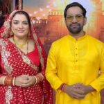 Smrity Sinha Instagram - Dil se Dhanyawaad toJublie Star & MP Azamgarh @dineshlalyadav ji and beautiful graceful actress @aamrapali1101 ji for wishing me all luck on my upcoming release “CHHATH KE BARATIYA “ thank u so much 🙏🏼 #instagram #instagood #film #new #chhathpuja #chhathkebaratiya