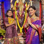 Sneha Wagh Instagram - ✨ Ashtami ✨ . . . @_world_of_myra_official @shwetavaikul . . . #myravaikul #worldofmyra #pari #aaheparitardontworry #worldofmyraofficial #neerja #neerjaeknayipehchaan #navratri #ashtami #navratri2023 #ssnehawagh #sarangesneha #snehawagh #lalbaughchimata #japachidevi