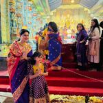 Sneha Wagh Instagram - ✨ Ashtami ✨ . . . @_world_of_myra_official @shwetavaikul . . . #myravaikul #worldofmyra #pari #aaheparitardontworry #worldofmyraofficial #neerja #neerjaeknayipehchaan #navratri #ashtami #navratri2023 #ssnehawagh #sarangesneha #snehawagh #lalbaughchimata #japachidevi