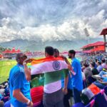 Sonnalli Seygall Instagram - My 1st game ever turned out to be epic ⭐️👏 #IndVsNewZealand P.S.- Dharmshala stadium your beaut 🤌 #cricketfans #iccworldcup2023 #dharmshala #icc #iccworldcup #worldcup2023