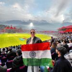 Sonnalli Seygall Instagram - My 1st game ever turned out to be epic ⭐️👏 #IndVsNewZealand P.S.- Dharmshala stadium your beaut 🤌 #cricketfans #iccworldcup2023 #dharmshala #icc #iccworldcup #worldcup2023