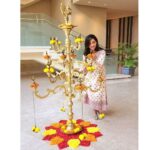 Sowmya Menon Instagram - Wishing you all Happy and Prosperous Navratri 🪔🪔 #Navratri #firstdayofnavratri #navratrifestival