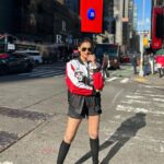 Spandana Palli Instagram - 💃🏼because it’s beautiful 🌷 Times Square, New York City