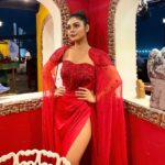 Sreejita De Instagram - Red is my favourite 😍 Outfit @aahava_couture Sourced by @littlepuffsofhappiness @styleitupwithraavi Nathni @kushalsfashionjewellery #fashion #redgown #instagram #instagood #fashioninsta #actor #actorslife #bollywood #sreejitade