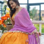 Sri Satya Instagram - 🌟 . . Outfit : @paridesigners Mua : @vinusha 📸 : @happyportraitsphotography Location : @nizamfilmcity