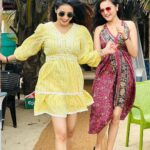 Sri Satya Instagram - Goa vibe’s with sathipandu #instagram #goavibes ##goapics #goa #friendship #bhanusree🔥❤️ #srisatya #enjoying #goodvibes #chill