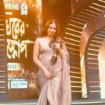 Subhashree Ganguly Instagram - Award Night ✨ #TV9BanglaGhorerBioscope