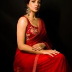 Subhashree Ganguly Instagram - Bloom with grace ✨ . . . . . . #instagood #instafashion #sareelove #saree #red #igers #traditional #love #peace