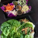 Suchitra Murali Instagram - Scrumptious’Thai lettuce wrap’😋. Good Texas portion 🤪