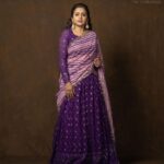 Suma Kanakala Instagram - 💜 Styled by @shravyavarma Assisted by @ushacherukuri_ Collaboration with Outfit @sravanimandali.official Jewellery @thetrinkaholic Makeup @madhu_derangula Hair @koduruamarnath Photography @_anupphotography #sumakanakala #anchorsuma #anchorsumakanakala #sumaadda #suma #friyay #friday