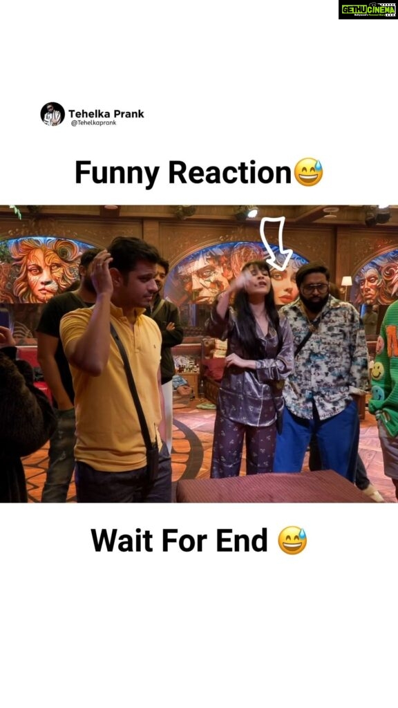 Sunny Arya Instagram - Aise Reaction Dekhe h kya #Tehelkaprank #SunnyArya #TehelkaBhai #biggboss17 #jiocinema #biggboss #bb17