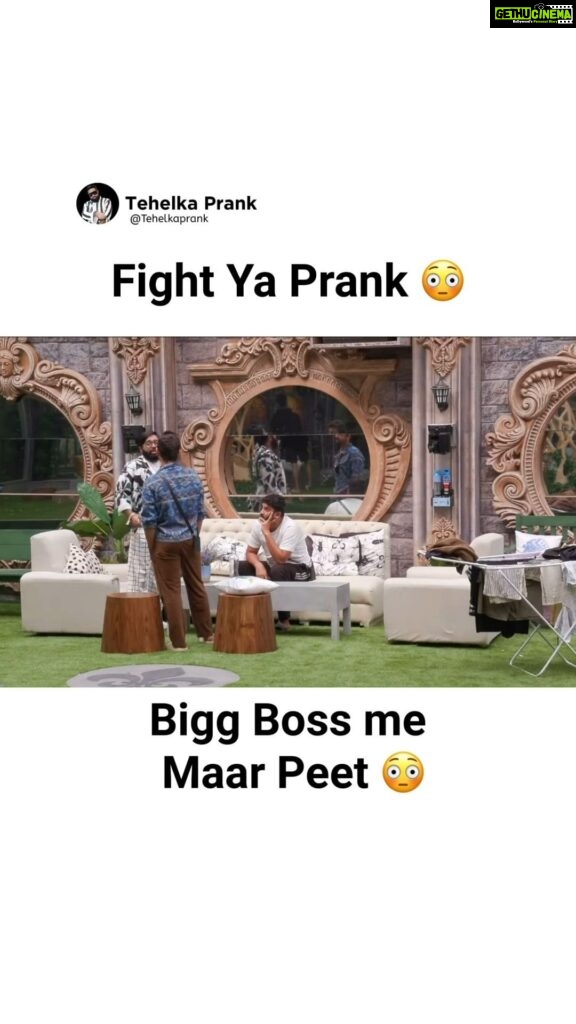 Sunny Arya Instagram - Fight Ya Prank #Tehelkaprank #SunnyArya #TehelkaBhai #biggboss17 #jiocinema #biggboss #bb17