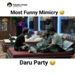 Sunny Arya Instagram - Daaru Party #Tehelkaprank #SunnyArya #TehelkaBhai #biggboss17 #jiocinema #biggboss #bb17