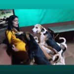 Suruchi Adarkar Instagram - When you get such a warm welcome on your new set..🐶🐾🫶🏼 #happyvibes #gratitude #pawsitivity