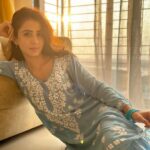 Swati Kapoor Instagram - 🩵 Wearing @zubeida_diaries 💕 Styled by @seam_stress_by_rajludhwani 💕