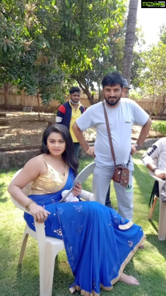 Tanushree Chatterjee Instagram - Shooting time, makeup time, Roll, cemera, action #film #movies #bhojpuri #goodmorning #instagood #instagram #threads #threads