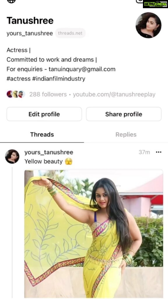 Tanushree Chatterjee Instagram - Lets THREADS everyone awesome application Follow me on theards #theards #instagram #instagood #bhojpuri #bhojpuriactress #bhojpurireels #bhojpuri_song