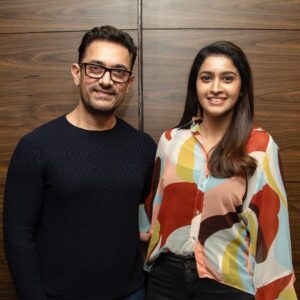 Tanya Ravichandran Instagram - He never fails to amaze us #lalsinghchaddha, another feather to his cap #aamirkhan. It was a pleasure meeting you sir. Such a wonderful film ❤️