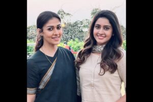 Tanya Ravichandran Instagram - Thank you for your overwhelming response and wishes for #Godfather . Working alongside and sharing screen space with two of the legends in Indian cinema is a dream come true moment for any actor @chiranjeevikonidela sir @beingsalmankhan sir. Thank you #nayanthara mam You’ve been so motivating, caring, and supporting throughout the entire shooting process. @directormohanraja Down to earth is an understatement. Had the best time working with you and for the film.  Very happy and honoured to be a part of #Godfather. A few moments are priceless, and mine are here in these clicks. ❤️