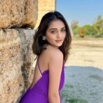 Tanya Sharma Instagram - 4 your eyes only 🥹 . P.s - “ tu jaaane na was shot here “ who else remembers this song? #turkey #pamukkale #tanyasharma #travel #purple #instagood #picoftheday Pamukkale,Turkey