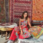 Tanya Sharma Instagram - Il put you through hell just to know me yeah yeah🔥 One girl = zillion moods . . Wearing - @a_trolley_ofclothes #fashion #instagood #cords #orange #cappadocia #turkey #travel #tanyasharma #picoftheday #ootd #travelfashion Underground City, Cappadocia