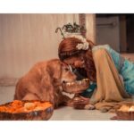 Tina Datta Instagram - This Diwali with my beloved Bruno!! The times of love and making sweet memories, while not bursting crackers for sure… Sending lots of love and good wishes to you all!! HAPPYYYY DIWALI 🪔❤️ 📸: @areesz . . . #diwali #happydiwali #diwalivibes #tinadatta