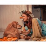 Tina Datta Instagram - This Diwali with my beloved Bruno!! The times of love and making sweet memories, while not bursting crackers for sure… Sending lots of love and good wishes to you all!! HAPPYYYY DIWALI 🪔❤️ 📸: @areesz . . . #diwali #happydiwali #diwalivibes #tinadatta