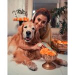 Tina Datta Instagram - This Diwali with my beloved Bruno!! The times of love and making sweet memories, while not bursting crackers for sure… Sending lots of love and good wishes to you all!! HAPPYYYY DIWALI 🪔❤️ 📸: @areesz . . . #diwali #happydiwali #diwalivibes #tinadatta