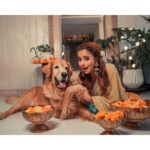 Tina Datta Instagram - This Diwali with my beloved Bruno!! The times of love and making sweet memories, while not bursting crackers for sure… Sending lots of love and good wishes to you all!! HAPPYYYY DIWALI 🪔❤️ 📸: @areesz . . . #diwali #happydiwali #diwalivibes #tinadatta