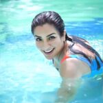 Tisca Chopra Instagram - The only way to be this #Sunday .. #beattheheat #summer #goaway #monsoon #swim #stayingcool #waterbaby #pool #fitspo