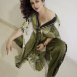 Tisca Chopra Instagram - Happiest in green .. Wearing @kamaalicouture Shoes @prada Stack @aquamarine_jewellery #selfstyled #style #fashion #styleinspiration #styleitreal