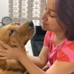 Tisca Chopra Instagram - Anatomy of a day off .. With this handsome lover boy #Tyga .. who followed me from room to room and slept at my feet .. Witnessing the love story were @aneetachawla and @sumit.chawla18 & @mahimaa_chawla (via #facetime) #dogstagram #dogsofinstagram #doglover #mybestfriendshome #friendsforlife #dayoff #breakday