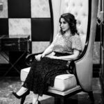 Tisca Chopra Instagram - A colourful girl in a black and white world .. #blackandwhite #blackandwhitephotography #shotoniphone #fashion #style #inspo #stylegram #delhi #shoot