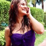 Trina Saha Instagram - Yeh Mausam ka Jadoo hai Mitwa 😉🥰💜 ☔️ 📸 @kaustavsaikia 👗 💄 @makeup.kaushikrajat 📍 @hyattregencykolkata . . #trinsi #postpackupshot #instapic #instamood #instamoment #instalike #instalove #instafashion #monsoon #weekbegins #instavibes