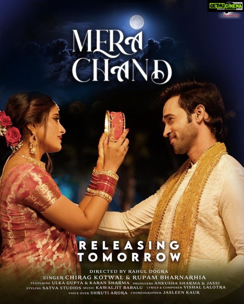 Ulka Gupta Instagram - Let's be a part of @ja_production_official musical odyssey with the magical voice of @chiragkotwal and @rupam.bharnarhia brought to life by the incredible @karansharmaa_official and @ulkagupta Mera Chand Releasing Tomorrow only on JA Production Official Youtube Channel. Directed by @rahuldogra.official @ja_production_official @chiragkotwal @rupam.bharnarhia @ulkagupta @karansharmaa_official @rahuldogra.official @iamkawaljitbablu @shruti_artdiaries @satvastudios @jas_queen_kaur @virdikanika @ravina_rajput6 @vishallalotra25 @officialamansingh011 @shivaaybhatt27 #japroductionofficial #chiragkotwal #Merachand #rahuldogra #ulkagupta #RupamBharnarhia #karansharma #jasleenkaur