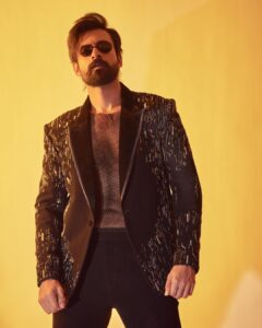Vaishnav Tej Instagram - It’s shine and glitter for the cocktail night of #varunlav 
Styled by - @ashwin_ash1 & @hassankhan_3 
Style team - @ahmedxmirza
Outfit - @varunchakkilam
Shoes - @shutiqofficial 
Shot by - @arifminhaz  Make up - @vamsi_makeupartist  Costumer - @chraju139  Hair - @stylist_pranav